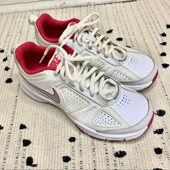 Nike T-lite XI White & Pink Sneaker - Picture 1 of 8